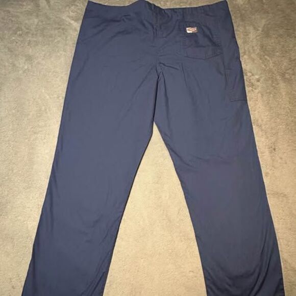 NEW Scrub Zone Navy Blue Unisex Uniform Scrubs Pants - Picture 5 of 6
